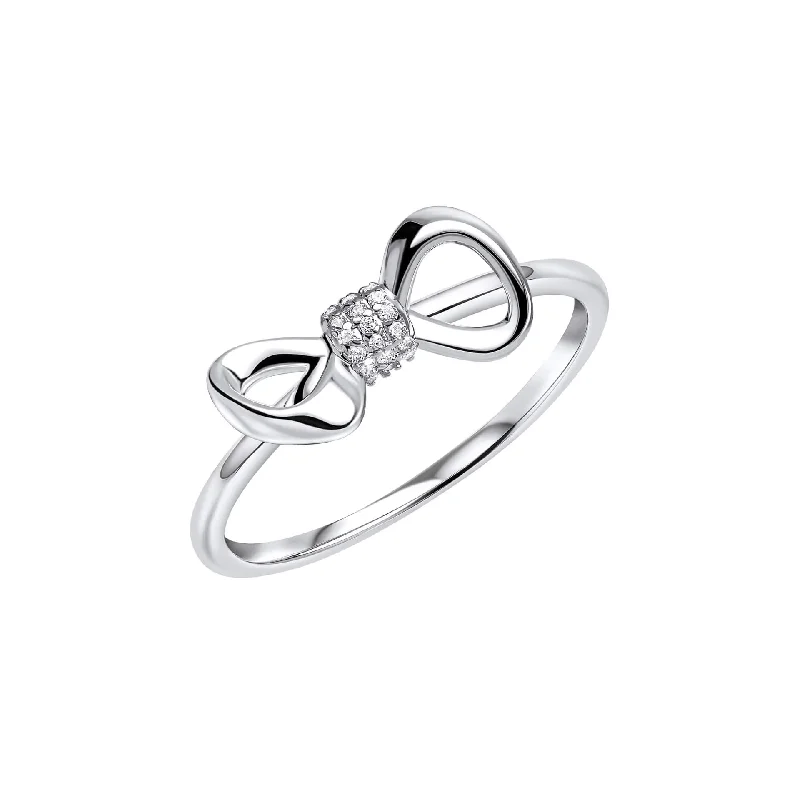 Minimalist Fashion Rings in Stainless Steel with a Single Solitaire CrystalLaura Ashley Ribbon Bow Ring R3913C Minimalist Fashion Rings in Stainless Steel with a Single Solitaire CrystalLaura Ashley Ribbon Bow Ring R3913C
