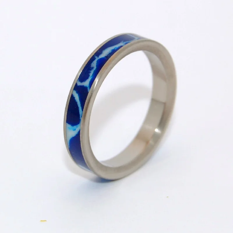 Adjustable Ring Sizes for Women's Rings in Stainless SteelStep Carefully | Men's Cobalt Stone & Titanium Wedding Ring