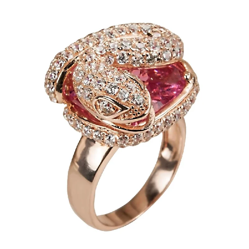 Floral - Patterned Women's Rings in 18K Yellow Gold for a Feminine LookSnake Charmer Ring Floral - Patterned Women's Rings in 18K Yellow Gold for a Feminine LookSnake Charmer Ring