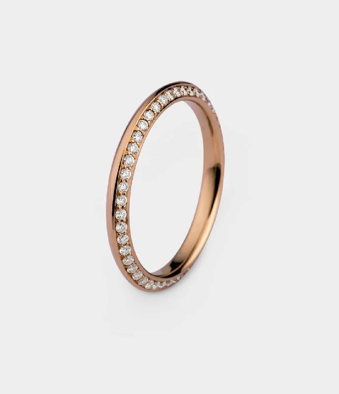 Anniversary rings with a diamond - and - topaz combinationAngel Full Eternity Ring Anniversary rings with a diamond - and - topaz combinationAngel Full Eternity Ring