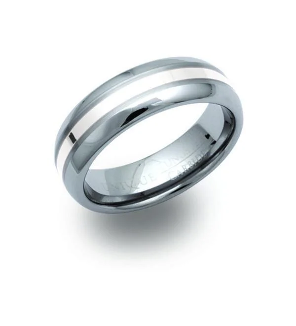 Men's citrine - studded rings for a sunny yellow shadeUnique & Co 7mm Tungsten Wedding Band Ring with Silver Inlay Men's citrine - studded rings for a sunny yellow shadeUnique & Co 7mm Tungsten Wedding Band Ring with Silver Inlay