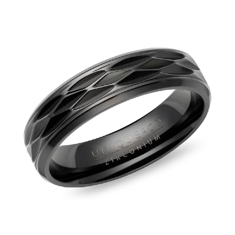 Men's polished brass rings with a warm glowUnique & Co Black Diamond Cut Zirconium Ring Men's polished brass rings with a warm glowUnique & Co Black Diamond Cut Zirconium Ring