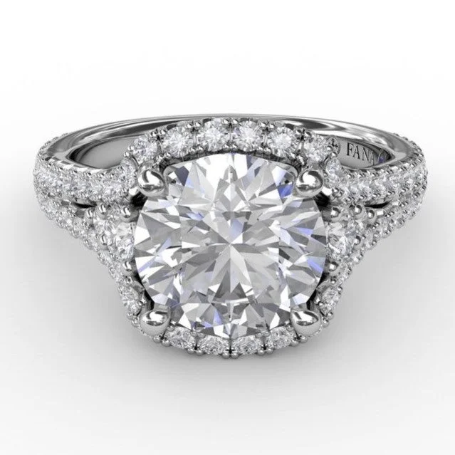 Men's Alexandrite Engagement Rings in Platinum with a Hidden Halo of DiamondsCushion Halo Engagement Semi-Mount Ring With Side Stones and Double-Row Diamond Band Men's Alexandrite Engagement Rings in Platinum with a Hidden Halo of DiamondsCushion Halo Engagement Semi-Mount Ring With Side Stones and Double-Row Diamond Band