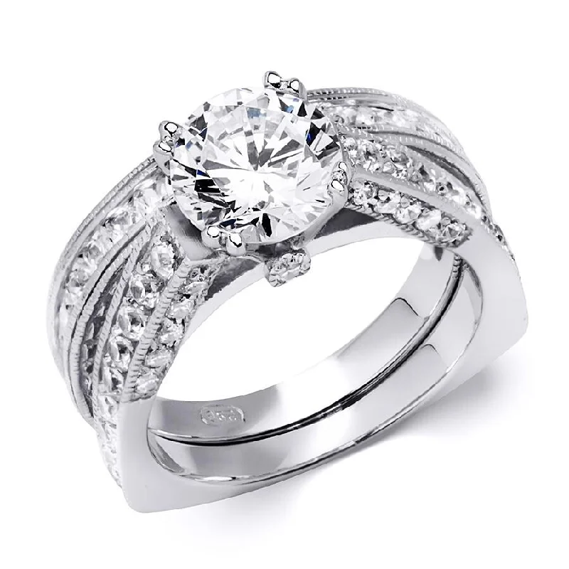 Fashion Rings with Zodiac Symbols in Gold - Filled Metal for a Personalized Touch2.00 Carat Wedding Band Engagement Ring Set Authentic Sterling Silver Fashion Rings with Zodiac Symbols in Gold - Filled Metal for a Personalized Touch2.00 Carat Wedding Band Engagement Ring Set Authentic Sterling Silver