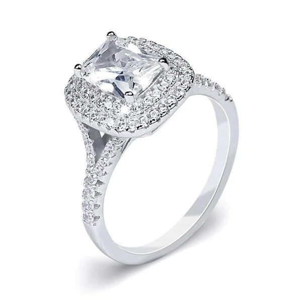Beaded Fashion Rings in Natural Stones and Cotton Cord for a Handmade Aesthetic2 Carat Double Halo Bridal Ring Emerald Cut Genuine Sterling Silver Beaded Fashion Rings in Natural Stones and Cotton Cord for a Handmade Aesthetic2 Carat Double Halo Bridal Ring Emerald Cut Genuine Sterling Silver