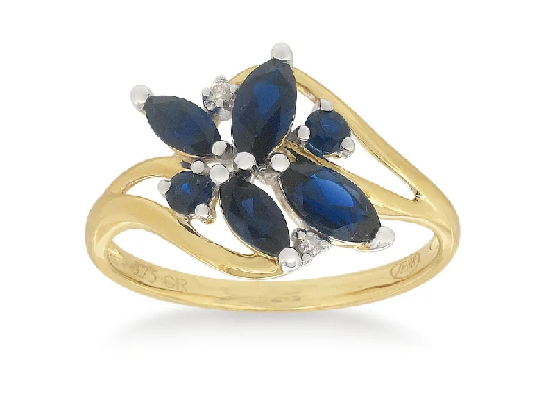 Agate Gemstone Rings in Sterling Silver with a Mosaic - Inspired Inlay for a Bohemian Style9ct Yellow Gold Created Sapphire & Diamond Ring Agate Gemstone Rings in Sterling Silver with a Mosaic - Inspired Inlay for a Bohemian Style9ct Yellow Gold Created Sapphire & Diamond Ring