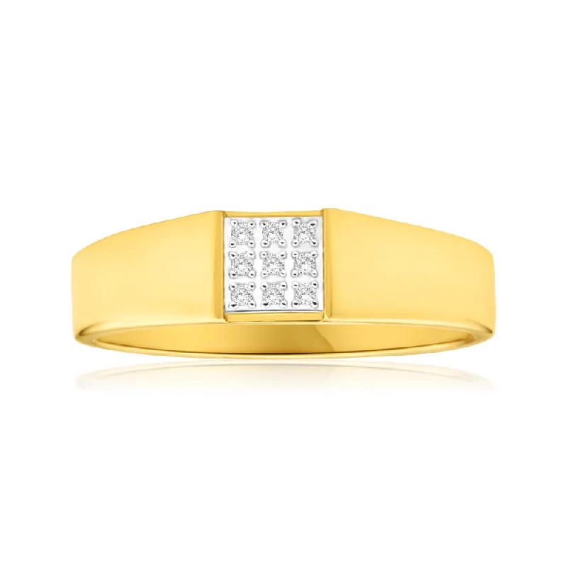 Aquamarine Gemstone Rings in 9K Gold with a Bezel Setting for a Modern and Secure Fit9ct Yellow Gold Diamond Ring with 9 Brilliant Cut Diamonds Aquamarine Gemstone Rings in 9K Gold with a Bezel Setting for a Modern and Secure Fit9ct Yellow Gold Diamond Ring with 9 Brilliant Cut Diamonds