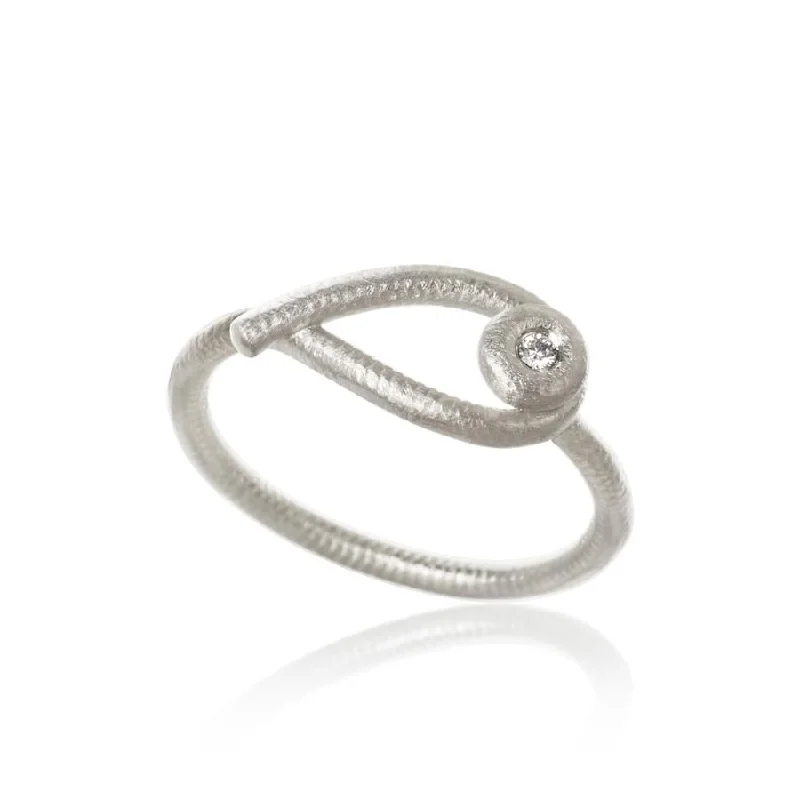 Peridot Gemstone Rings in 14K Gold - Filled Metal with a Pave - Set Band for a Sparkling LookKharisma Silver Ring w. Diamond Peridot Gemstone Rings in 14K Gold - Filled Metal with a Pave - Set Band for a Sparkling LookKharisma Silver Ring w. Diamond