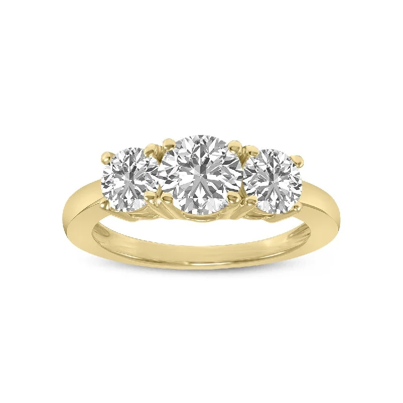 Fashion Rings with Zodiac Symbols in Gold - Filled Metal for a Personalized TouchMarquee 1.50 CTW Three Stone Round Cut Lab Grown Diamond Ring in 14K Yellow Gold Fashion Rings with Zodiac Symbols in Gold - Filled Metal for a Personalized TouchMarquee 1.50 CTW Three Stone Round Cut Lab Grown Diamond Ring in 14K Yellow Gold