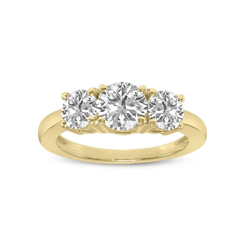 Magnetic Fashion Rings in Stainless Steel with a Modern, Interlocking DesignMarquee 1 CTW Three Stone Round Cut Lab Grown Diamond Ring in 14K Yellow Gold Magnetic Fashion Rings in Stainless Steel with a Modern, Interlocking DesignMarquee 1 CTW Three Stone Round Cut Lab Grown Diamond Ring in 14K Yellow Gold
