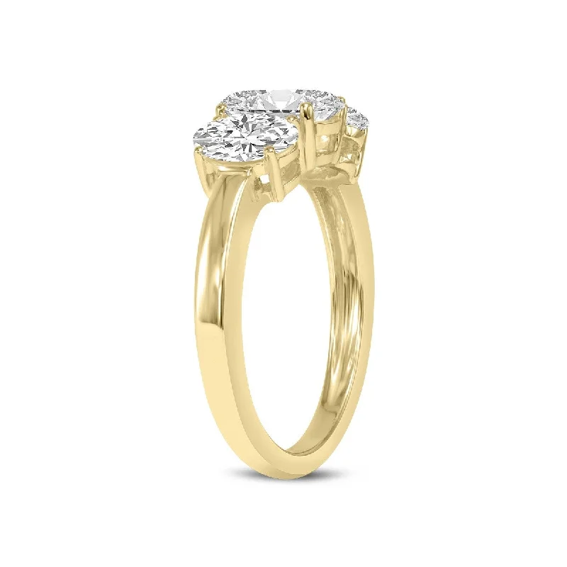 Textured Fashion Rings in Pewter with Hammered and Embossed SurfacesMarquee 3/4 CTW Three Stone Oval Shape Lab Grown Diamond Ring in 14K Yellow Gold Textured Fashion Rings in Pewter with Hammered and Embossed SurfacesMarquee 3/4 CTW Three Stone Oval Shape Lab Grown Diamond Ring in 14K Yellow Gold