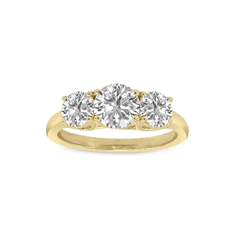 Geometric - Shaped Fashion Rings in Titanium with Iridescent InlaysMarquee 3 Carat TW Three Stone Lab Grown Diamond Ring in 14K Yellow Gold Geometric - Shaped Fashion Rings in Titanium with Iridescent InlaysMarquee 3 Carat TW Three Stone Lab Grown Diamond Ring in 14K Yellow Gold