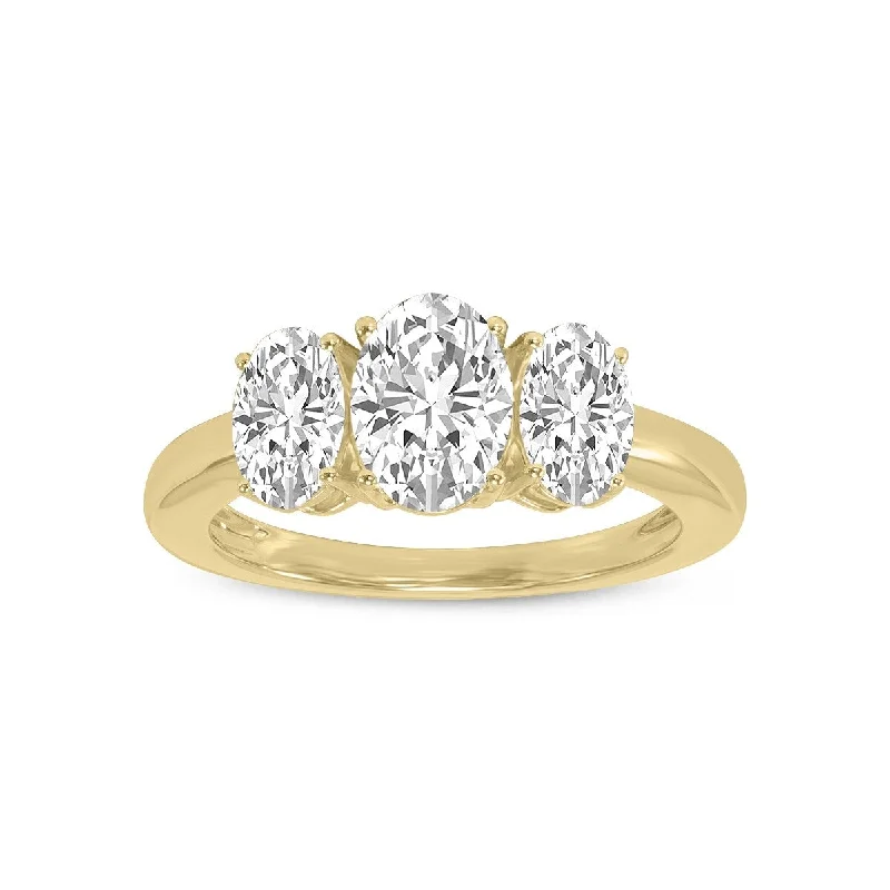Bangle - Style Fashion Rings in Rose - Gold - Plated Aluminum with Etched PatternsMarquee 3 CTW Three Stone Oval Shape Lab Grown Diamond Ring in 14K Yellow Gold Bangle - Style Fashion Rings in Rose - Gold - Plated Aluminum with Etched PatternsMarquee 3 CTW Three Stone Oval Shape Lab Grown Diamond Ring in 14K Yellow Gold