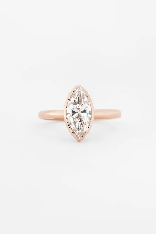Marquise Aura Ring with 1.51ct Lab Diamond