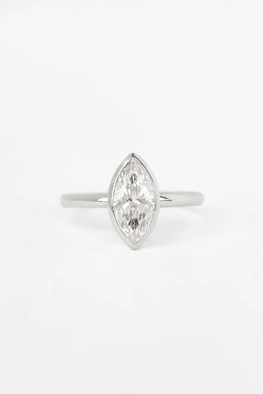 Marquise Aura Ring with 1.52ct Lab Diamond