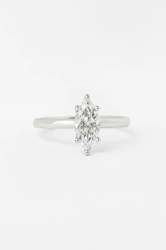 Marquise Venus Ring with 1.00ct Lab Diamond