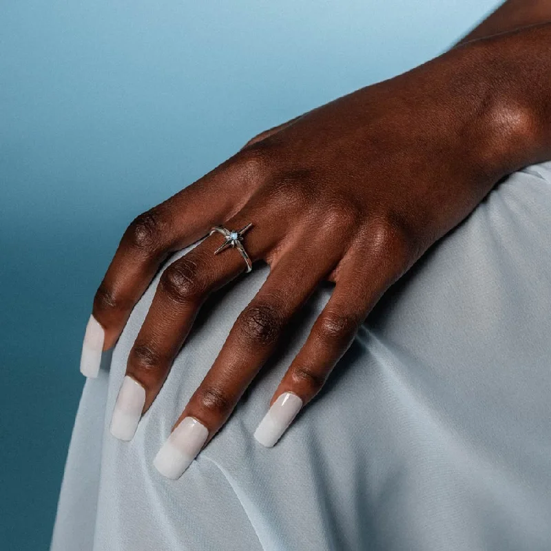 Garnet Gemstone Rings in 18K Gold Vermeil with Intricate Engravings for a Traditional AestheticNOVA. Star Flare Opalite Ring - Silver Garnet Gemstone Rings in 18K Gold Vermeil with Intricate Engravings for a Traditional AestheticNOVA. Star Flare Opalite Ring - Silver