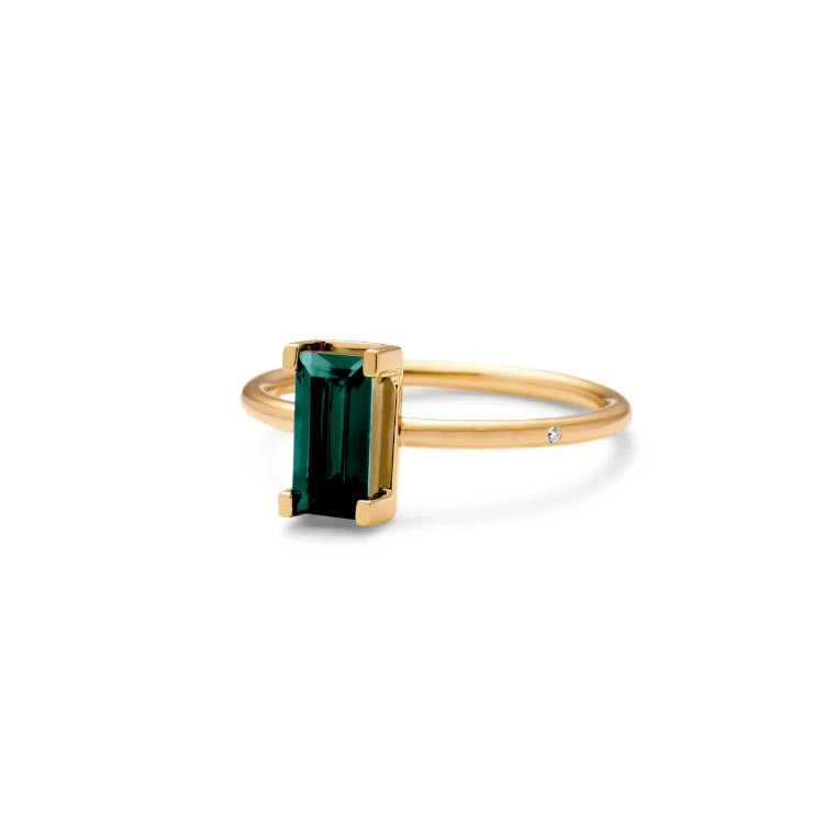 Ruby Gemstone Rings in 14K Yellow Gold with a Solitaire Setting for a Classic and Bold StatementNord Green Turned 18K Gold Ring w. Tourmaline & Diamond Ruby Gemstone Rings in 14K Yellow Gold with a Solitaire Setting for a Classic and Bold StatementNord Green Turned 18K Gold Ring w. Tourmaline & Diamond