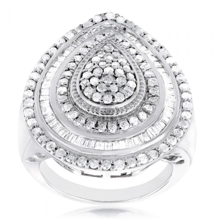 Tourmaline Gemstone Rings in 18K Two - Tone Gold with a Floral - Shaped Setting for a Feminine TouchSterling Silver 1.8 Carat Diamond Ring with Round Brilliant Cut Diamonds Tourmaline Gemstone Rings in 18K Two - Tone Gold with a Floral - Shaped Setting for a Feminine TouchSterling Silver 1.8 Carat Diamond Ring with Round Brilliant Cut Diamonds