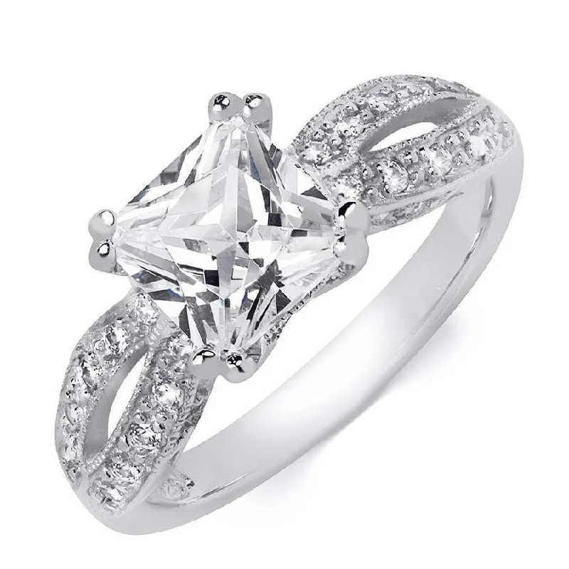 Knuckle - Duster Fashion Rings in Black - Plated Metal with Spike DetailsSterling Silver CZ Princess Cut Wedding Engagement Ring 1.5 Carat Knuckle - Duster Fashion Rings in Black - Plated Metal with Spike DetailsSterling Silver CZ Princess Cut Wedding Engagement Ring 1.5 Carat