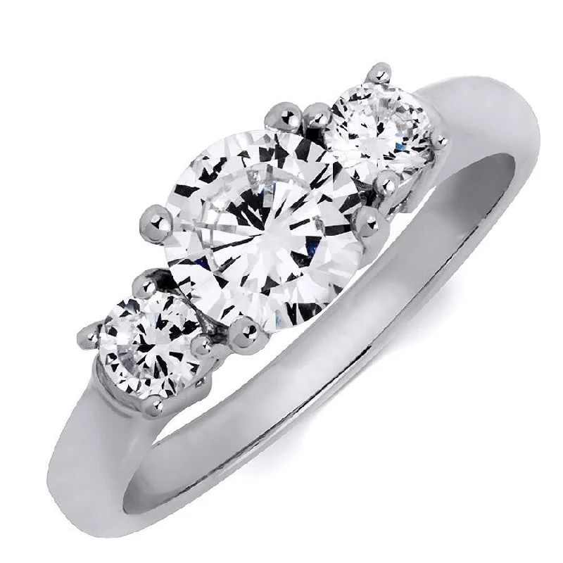 Pearl - Adorned Fashion Rings in Gold - Tone Alloy for a Sophisticated LookSterling Silver Round Cut 3-Stone Wedding Engagement Ring 2.50 Carat- Pearl - Adorned Fashion Rings in Gold - Tone Alloy for a Sophisticated LookSterling Silver Round Cut 3-Stone Wedding Engagement Ring 2.50 Carat-