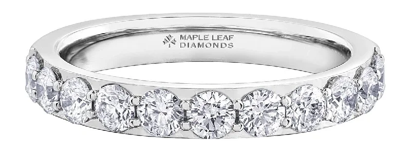 Three - stone commemorate rings representing important life eventsWhite Gold Canadian Diamond Band. Three - stone commemorate rings representing important life eventsWhite Gold Canadian Diamond Band.