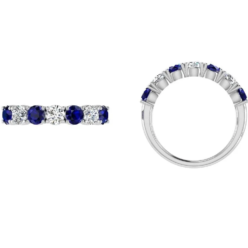 Commemorate rings with a heart - shaped diamond cutout7 Stone Sapphire and Diamond Ring Commemorate rings with a heart - shaped diamond cutout7 Stone Sapphire and Diamond Ring