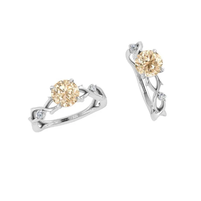 14K White Gold