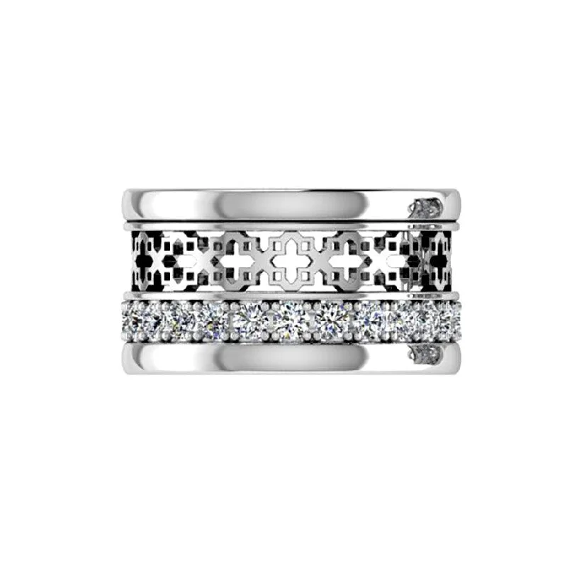 Titanium commemorate rings for a modern, durable choiceDiamond Ornamental Ring