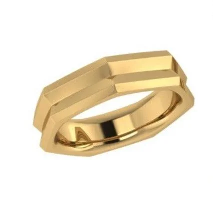 Commemorate rings with a diamond - and - tourmaline combinationHeptagon Seven Sided Ring Commemorate rings with a diamond - and - tourmaline combinationHeptagon Seven Sided Ring