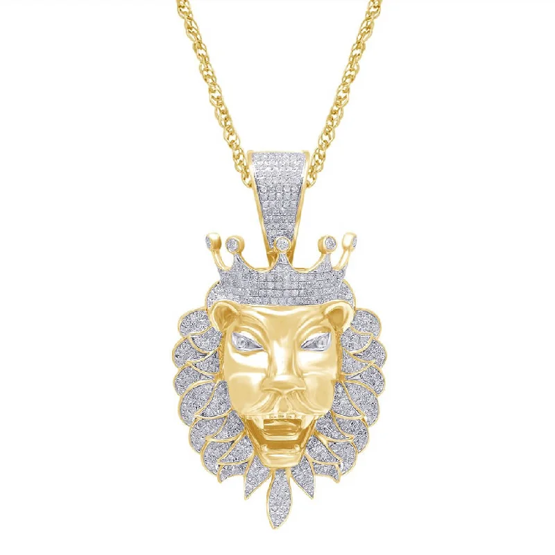 Tassel - Trimmed Amethyst Pendant Necklace for Festival - Goers10K 0.96-1.06CT D-LION HEAD Tassel - Trimmed Amethyst Pendant Necklace for Festival - Goers10K 0.96-1.06CT D-LION HEAD