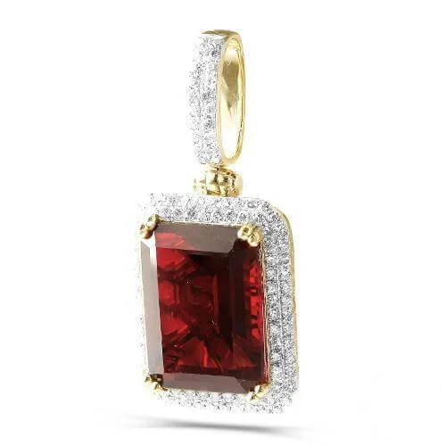 Magnetic - Closure Pendant Necklace with a Hidden Compartment for Secret Keepers10KY 1.15CTW DIAMOND PENDANT WITH 15.27CT SYNTHETI Magnetic - Closure Pendant Necklace with a Hidden Compartment for Secret Keepers10KY 1.15CTW DIAMOND PENDANT WITH 15.27CT SYNTHETI