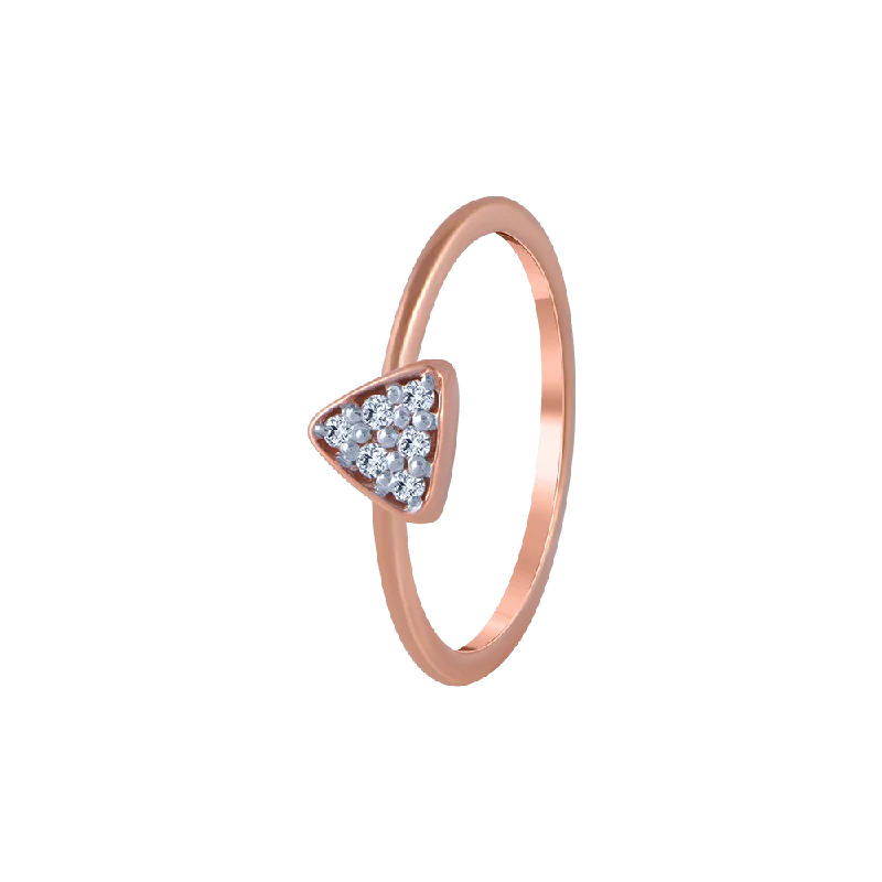 Women's Solitaire Diamond Rings with Round - Cut Diamonds and Platinum Settings for an Elegant Engagement18KT (750) Rose Gold And Diamond Ring For Women Women's Solitaire Diamond Rings with Round - Cut Diamonds and Platinum Settings for an Elegant Engagement18KT (750) Rose Gold And Diamond Ring For Women