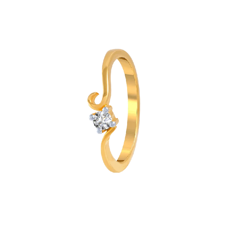 Heart - Shaped Women's Diamond Rings in Rose Gold for a Romantic and Symbolic Gift18KT (750) Yellow Gold And Diamond Ring For Women Heart - Shaped Women's Diamond Rings in Rose Gold for a Romantic and Symbolic Gift18KT (750) Yellow Gold And Diamond Ring For Women