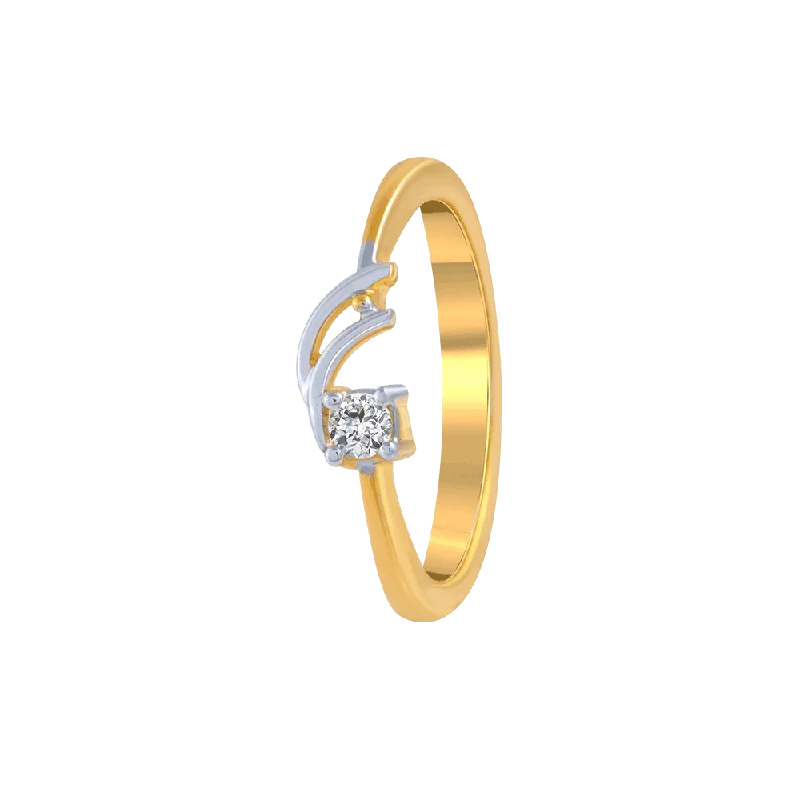 Signature - Design Women's Diamond Rings with a Brand - Specific Pattern and High - Quality Diamonds18KT (750) Yellow Gold And Diamond Ring For Women Signature - Design Women's Diamond Rings with a Brand - Specific Pattern and High - Quality Diamonds18KT (750) Yellow Gold And Diamond Ring For Women