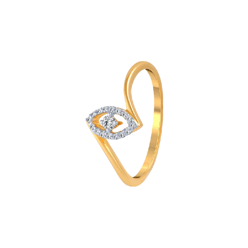 Vintage - Style Women's Diamond Rings with Floral - Engraved Bands and Multiple Diamond Accents18KT (750) Yellow Gold And Diamond Ring For Women Vintage - Style Women's Diamond Rings with Floral - Engraved Bands and Multiple Diamond Accents18KT (750) Yellow Gold And Diamond Ring For Women