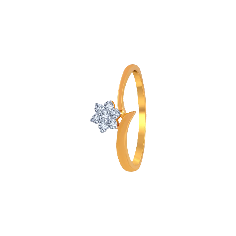 Vintage - Style Women's Diamond Rings with Floral - Engraved Bands and Multiple Diamond AccentsDiva Dalia Diamond Ring Vintage - Style Women's Diamond Rings with Floral - Engraved Bands and Multiple Diamond AccentsDiva Dalia Diamond Ring