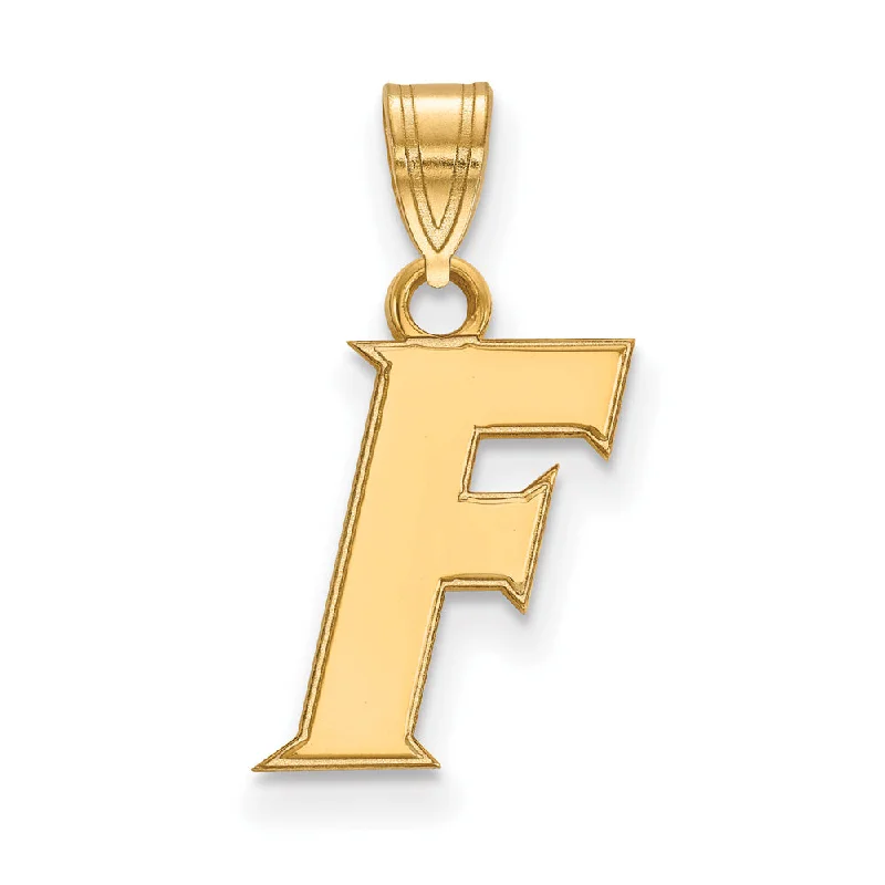 Custom - Engraved Initial Pendant Necklace in Sterling Silver for Mother's Day Gift10k Yellow Gold U of Florida Small Initial F Pendant Custom - Engraved Initial Pendant Necklace in Sterling Silver for Mother's Day Gift10k Yellow Gold U of Florida Small Initial F Pendant