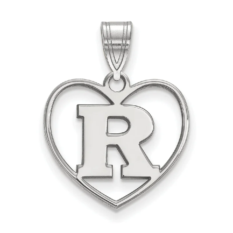 3D - Printed Owl Pendant Necklace in Recycled Plastic for Eco - Conscious FashionistasSterling Silver Rutgers Initial R Heart Pendant 3D - Printed Owl Pendant Necklace in Recycled Plastic for Eco - Conscious FashionistasSterling Silver Rutgers Initial R Heart Pendant