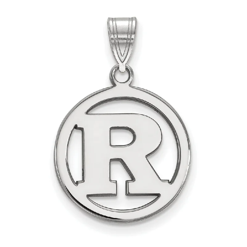 Minimalist Black Onyx Round Pendant Necklace with a Leather Cord for Boho - Chic OutfitsSterling Silver Rutgers Small Initial R Circle Pendant Minimalist Black Onyx Round Pendant Necklace with a Leather Cord for Boho - Chic OutfitsSterling Silver Rutgers Small Initial R Circle Pendant