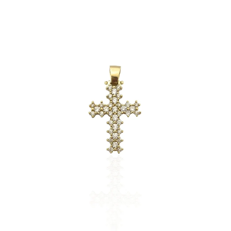 LED - Illuminated Moon Pendant Necklace for Nighttime EventsNotched Edge Cross (10K) LED - Illuminated Moon Pendant Necklace for Nighttime EventsNotched Edge Cross (10K)