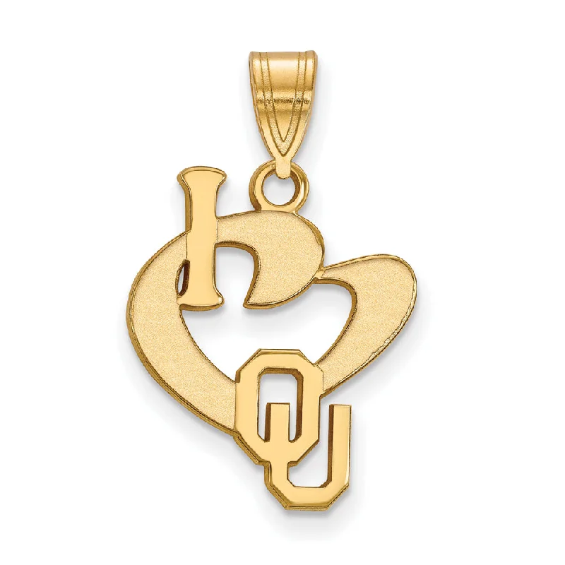 Dainty Gold - Plated Angel Wing Pendant Necklace for Sensitive Skin OwnersSS w/GP U. of Oklahoma Large I Love Logo Pendant Dainty Gold - Plated Angel Wing Pendant Necklace for Sensitive Skin OwnersSS w/GP U. of Oklahoma Large I Love Logo Pendant