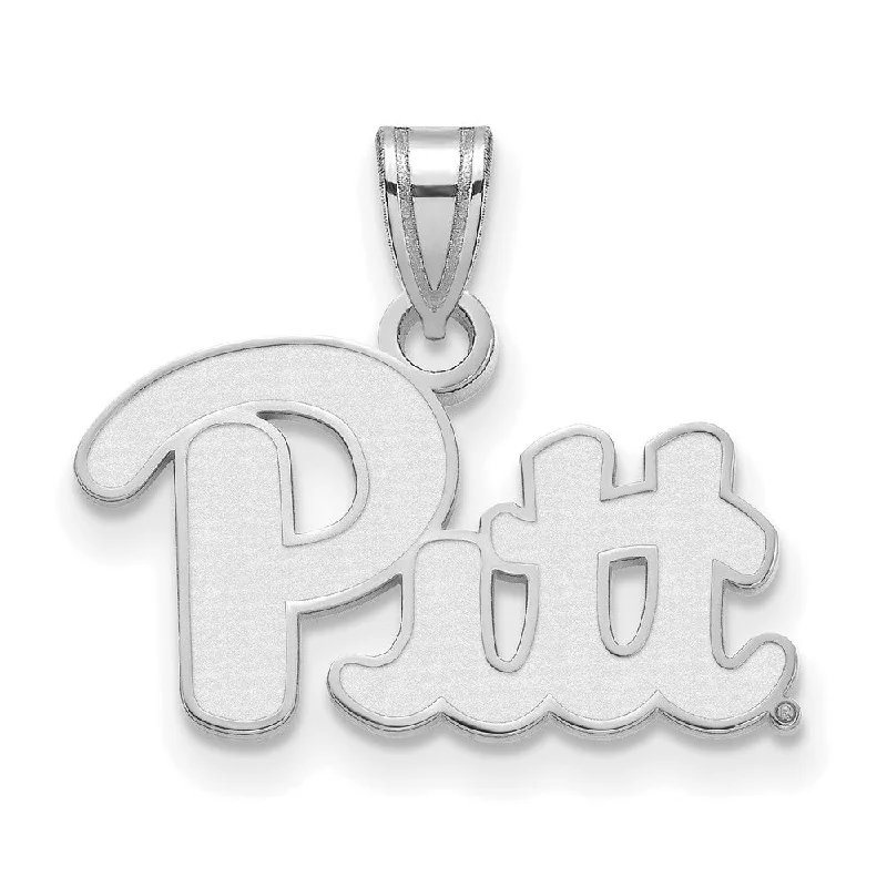 LED - Illuminated Moon Pendant Necklace for Nighttime EventsSterling Silver U. of Pittsburgh Small 'Pitt' Pendant LED - Illuminated Moon Pendant Necklace for Nighttime EventsSterling Silver U. of Pittsburgh Small 'Pitt' Pendant
