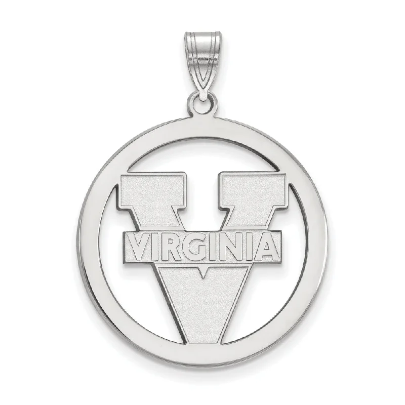 3D - Printed Owl Pendant Necklace in Recycled Plastic for Eco - Conscious FashionistasSterling Silver U. of Virginia XL 'V' Logo Circle Pendant 3D - Printed Owl Pendant Necklace in Recycled Plastic for Eco - Conscious FashionistasSterling Silver U. of Virginia XL 'V' Logo Circle Pendant