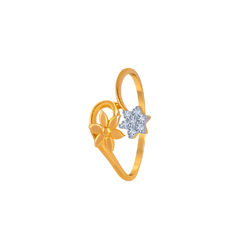 Princess - Cut Women's Diamond Rings in White Gold with a High - Clarity Diamond for a Modern LookTwin Tulip Diamond Ring Princess - Cut Women's Diamond Rings in White Gold with a High - Clarity Diamond for a Modern LookTwin Tulip Diamond Ring