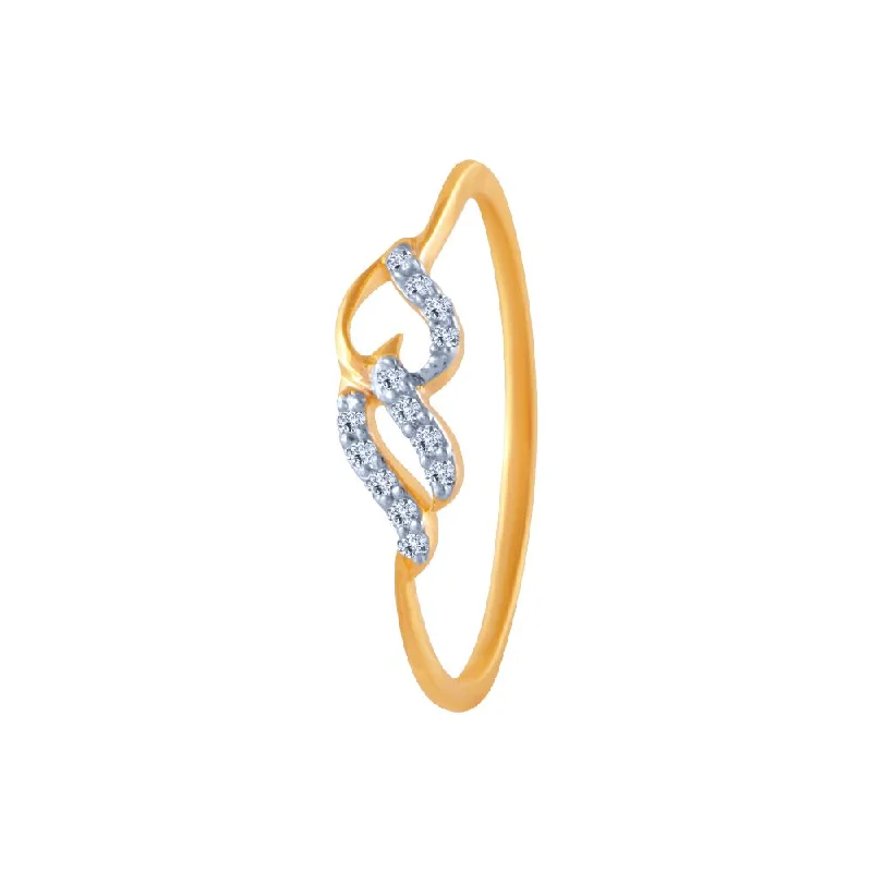 Vintage - Style Women's Diamond Rings with Floral - Engraved Bands and Multiple Diamond Accents14k (585) Yellow Gold And Diamond Ring For Women Vintage - Style Women's Diamond Rings with Floral - Engraved Bands and Multiple Diamond Accents14k (585) Yellow Gold And Diamond Ring For Women