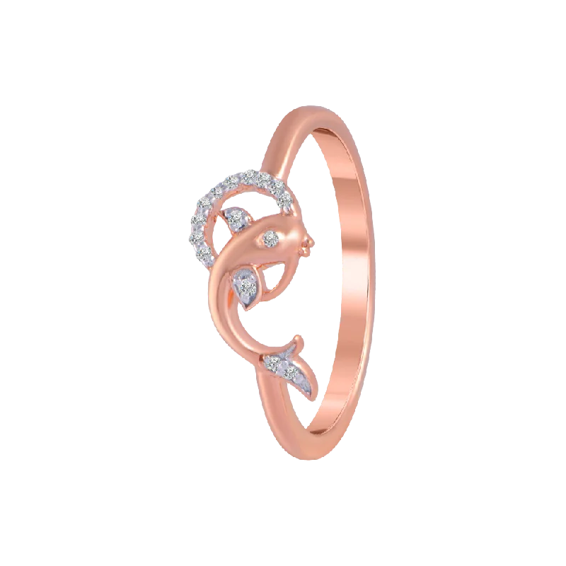 Women's Diamond Rings with Opal Inlays and Diamond Accents for a Mysterious and Iridescent Look14KT (585) Rose Gold And Diamond Ring For Women Women's Diamond Rings with Opal Inlays and Diamond Accents for a Mysterious and Iridescent Look14KT (585) Rose Gold And Diamond Ring For Women