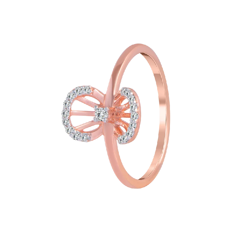Art Deco - Inspired Women's Diamond Rings with Geometric Designs and Baguette - Cut Diamonds14KT (585) Rose Gold And Diamond Ring For Women Art Deco - Inspired Women's Diamond Rings with Geometric Designs and Baguette - Cut Diamonds14KT (585) Rose Gold And Diamond Ring For Women
