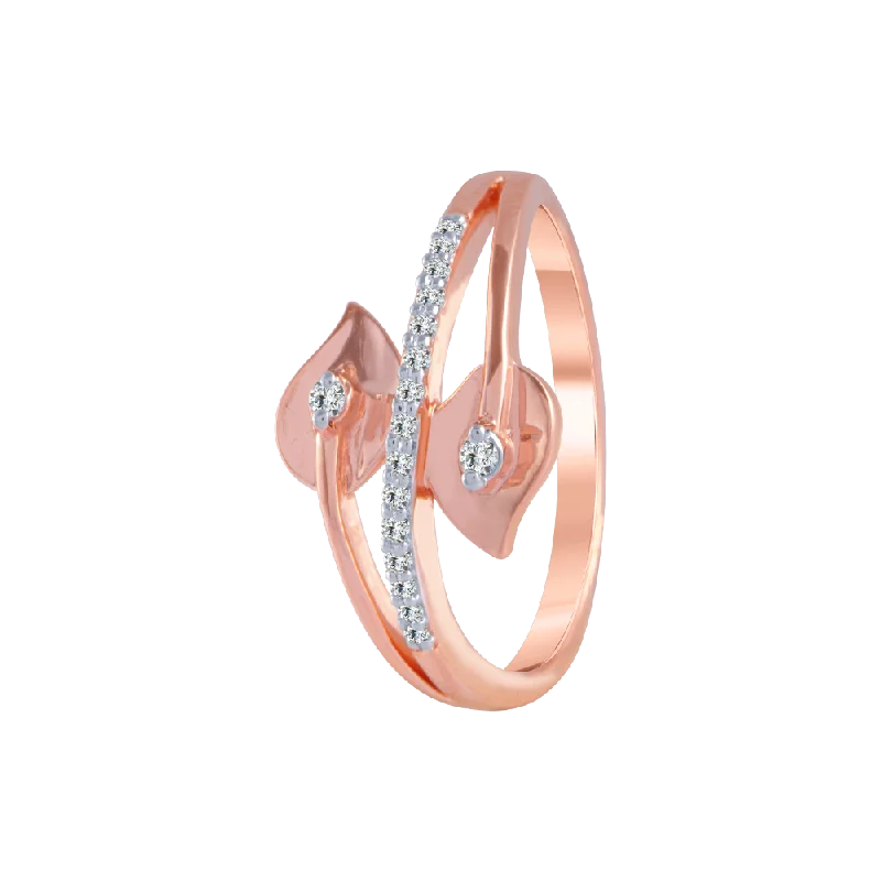 Women's Diamond Rings with Sapphire Accents in Blue for a Colorful and Sophisticated Touch14KT (585) Rose Gold And Diamond Ring For Women Women's Diamond Rings with Sapphire Accents in Blue for a Colorful and Sophisticated Touch14KT (585) Rose Gold And Diamond Ring For Women