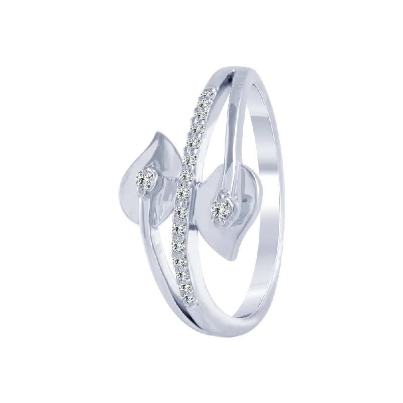 Art Deco - Inspired Women's Diamond Rings with Geometric Designs and Baguette - Cut Diamonds14KT (585) White Gold And Diamond Ring For Women Art Deco - Inspired Women's Diamond Rings with Geometric Designs and Baguette - Cut Diamonds14KT (585) White Gold And Diamond Ring For Women